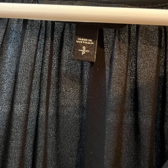 Express Navy Sheer Blouse - Picture 3 of 3